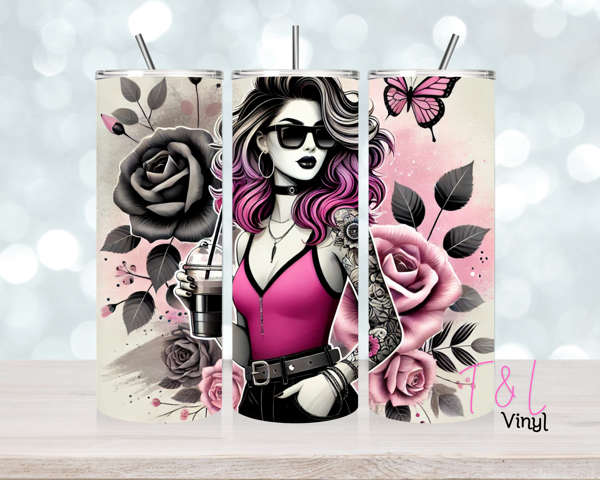 738 Pink Chick 20 oz Sublimation wrap – T & L Vinyl