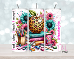 744 #teacher 20 oz Sublimation wrap