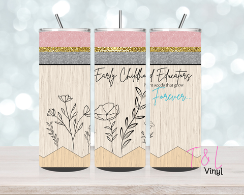 746 Early Childhood Educator  20 oz Sublimation wrap