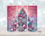 748 Merry Christmas  20 oz Sublimation wrap