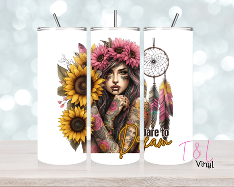 754 Dare to Dream 20 oz Sublimation wrap