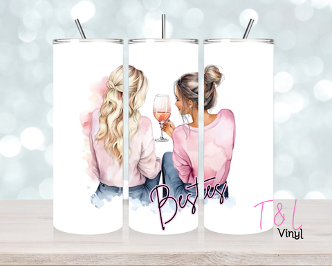 755 Besties 20 oz Sublimation wrap