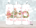 770 Merry Christmas 20 oz Sublimation wrap