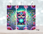 776 Neon owl 20 oz Sublimation wrap