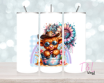 782 Pastel highland cow 20 oz Sublimation wrap