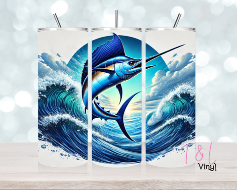 796 Fish 20 oz Sublimation wrap