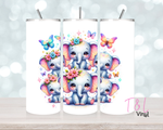 790 Cute Elephants 20 oz Sublimation wrap