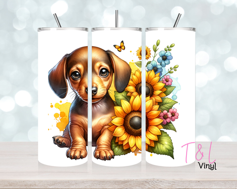 813 Dachshund 2 20 oz Sublimation wrap