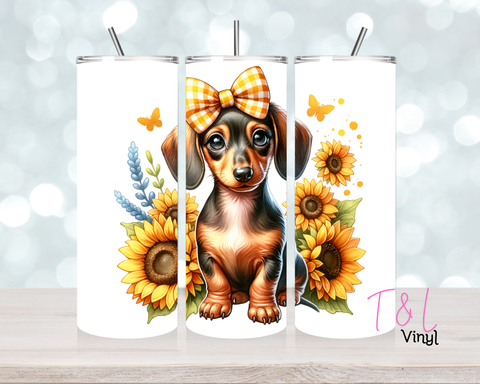 812 Dachshund 1  20 oz Sublimation wrap