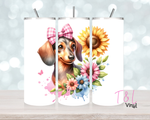 814 Dachshund 3 20 oz Sublimation wrap