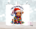 871 Merry and Bright  20 oz Sublimation wrap