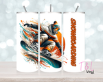 887 Snowboarding 20 oz Sublimation wrap