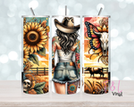 890 Country Girl 2 20 oz Sublimation wrap