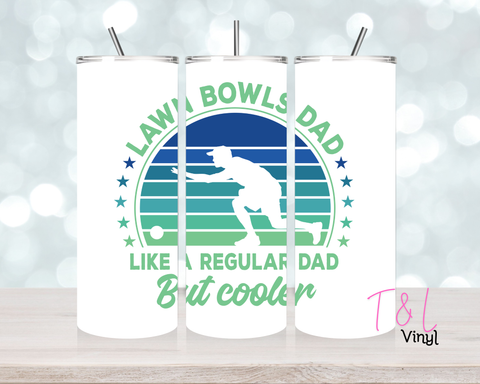 897 Lawn Bowls Dad  20 oz Sublimation wrap