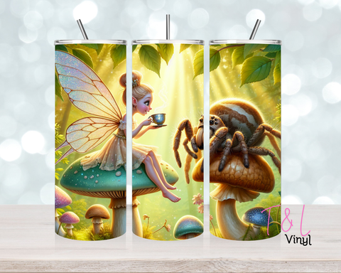 968 Fairy and spider friends 20 oz Sublimation wrap