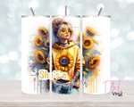 976 She's a sunflower  20 oz Sublimation wrap