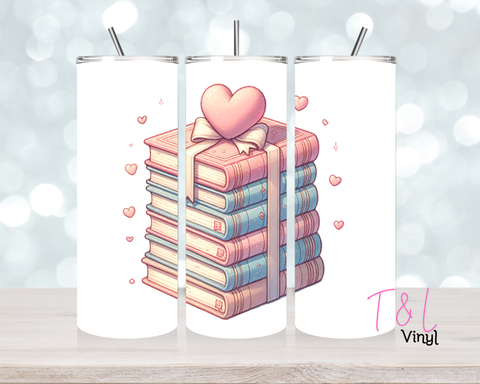 984 Boho Book Love 20 oz Sublimation wrap