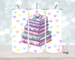 983 Pastel love Books 20 oz Sublimation wrap