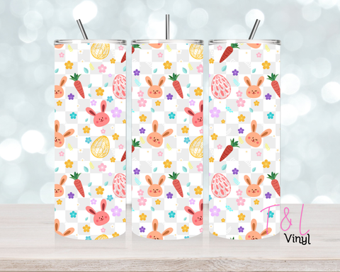 1036 Easter  20 oz Sublimation wrap
