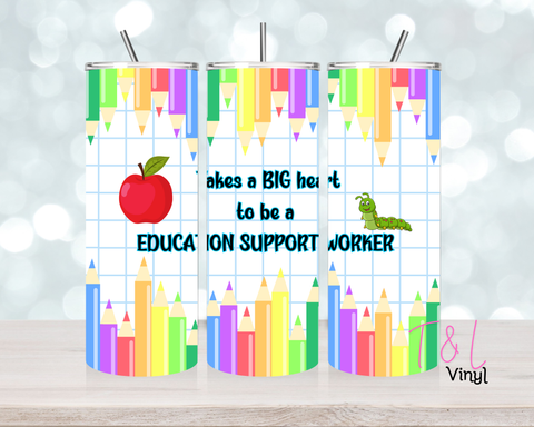 1053 Takes a big heart 20 oz Sublimation wrap