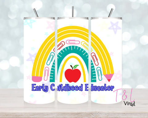 1058 Early Childhood  20 oz Sublimation wrap