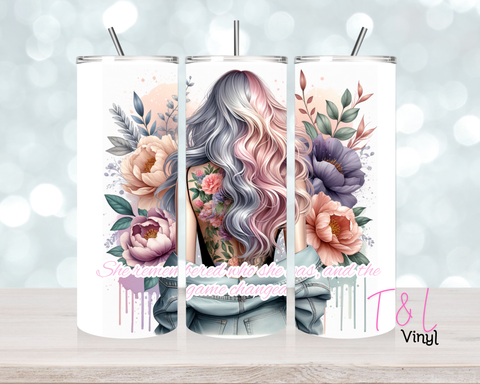 1097 She remembered 20 oz Sublimation wrap