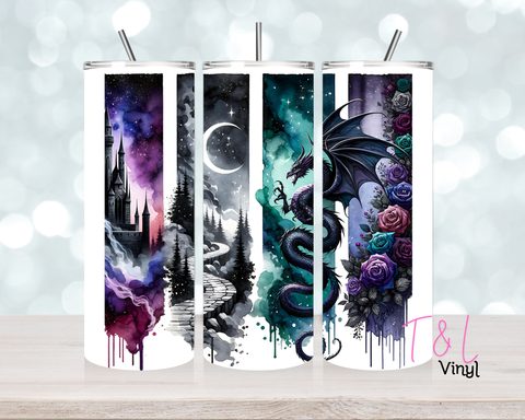 1234 Fantasy 20 oz Sublimation wrap