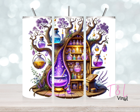 1220 Magical Tree 20 oz Sublimation wrap