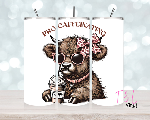 1246 Pro Caffeinating20 oz Sublimation wrap