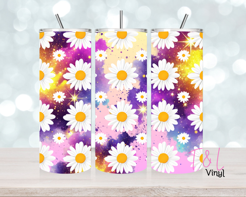 1243 Daisy 20 oz Sublimation wrap