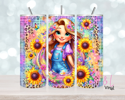 1254 Country Girl  20 oz Sublimation wrap