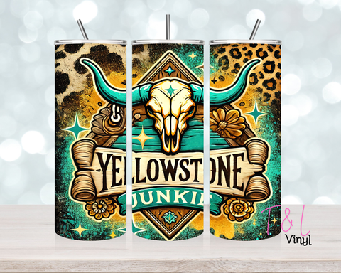 1249 Yellowstone junkie 20 oz Sublimation wrap