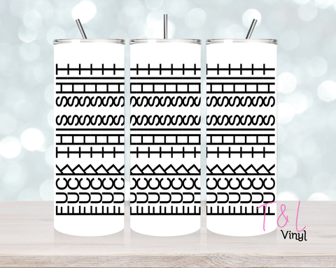 1264 F* this sh*t White 20 oz Sublimation wrap