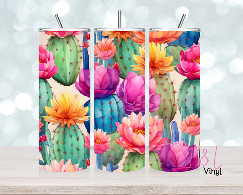 1289 Cactus 20 oz Sublimation wrap