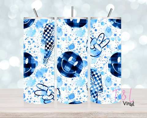 1294 Blue 20 oz Sublimation wrap