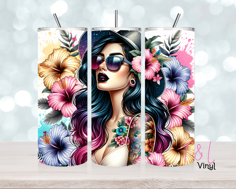 1304 Beautiful 20 oz Sublimation wrap