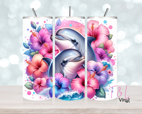 1305 Dolphin 20 oz Sublimation wrap