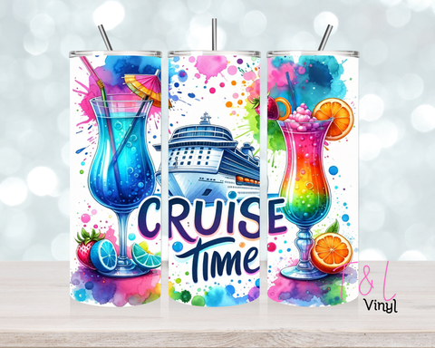1316 Cruise time  20 oz Sublimation wrap