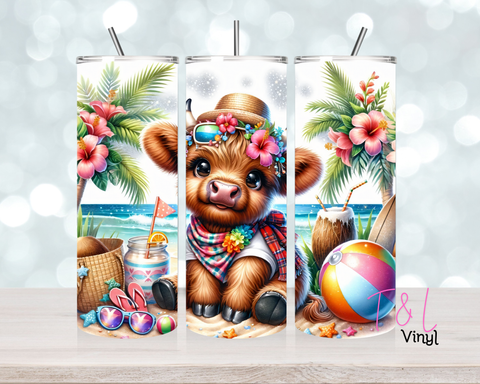 1317 Summer Vibes 20 oz Sublimation wrap