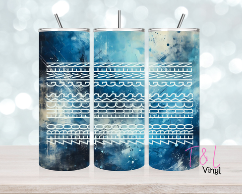 1329 Zero Given blue 20 oz Sublimation wrap