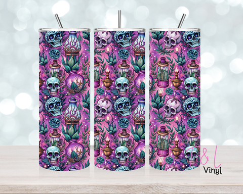 1368 Skulls 20 oz Sublimation wrap