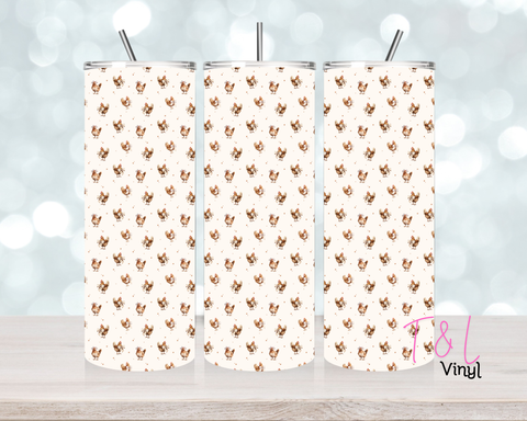 1370 Chickens  20 oz Sublimation wrap