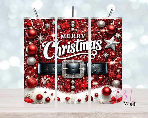 1499 Christmas 20oz Sublimation wrap