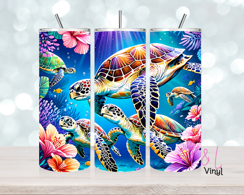 1508 Under the sea  20oz Sublimation wrap
