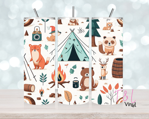 1515 Camping  20oz Sublimation wrap