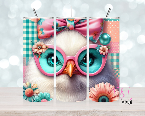 1545 Chicken 20oz Sublimation wrap