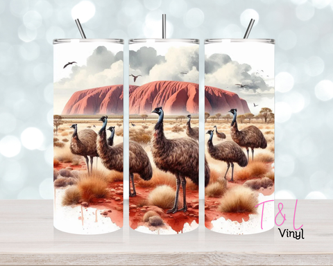 1561 Emu 20oz Sublimation wrap