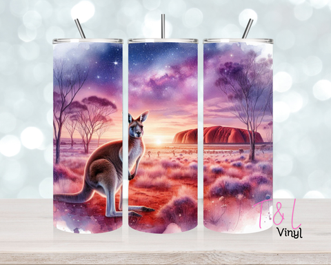 1564 Kangaroo 20oz Sublimation wrap