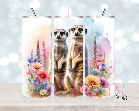 1608 Meerkat Duck 20oz Sublimation wrap