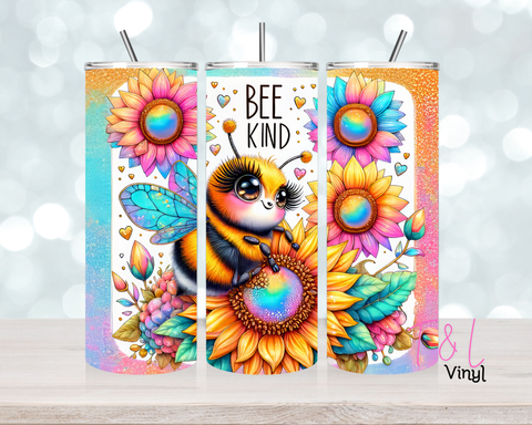 1374 Be Kind 20 oz Sublimation wrap